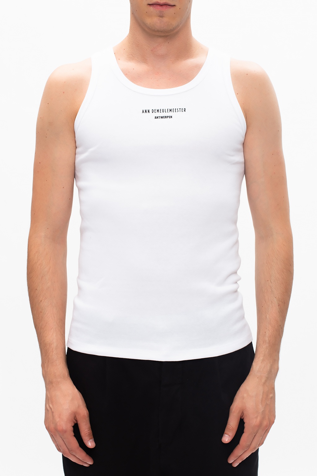 Ann Demeulemeester Logo tank top | Men's Clothing | Vitkac